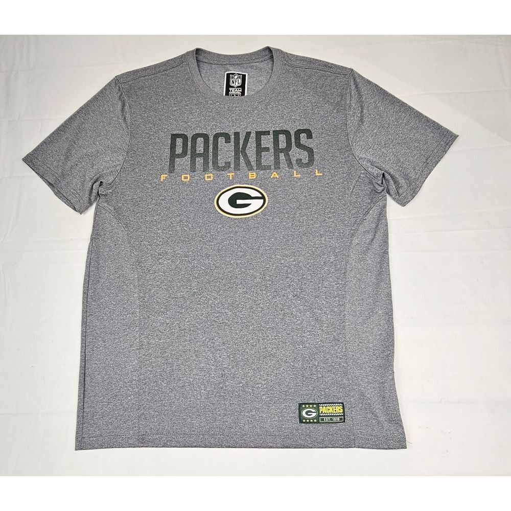 NFL Team Apparel Green Bay Packers T-Shirt Mens Large. Football Lambo Field Tee.